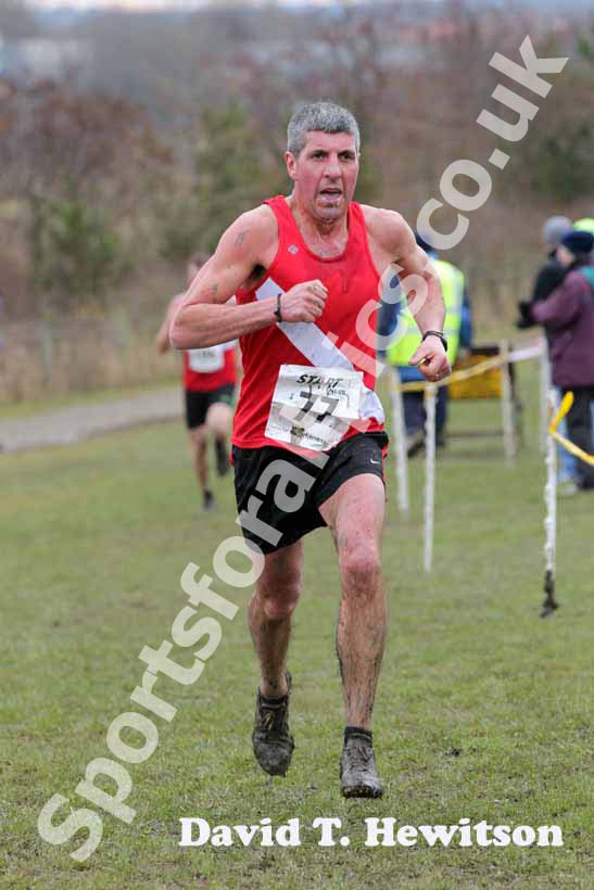 David Lockett (Salford Harriers) 45-49 BMAF Cross Country, Herrington, Sunderland.